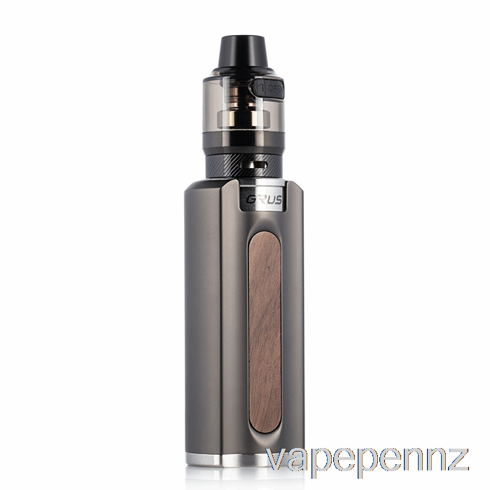Lost Vape GRUS 100W Starter Kit Gunmetal / Walnut Wood VAPE NZ